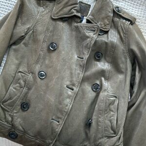 Gap leather jacket